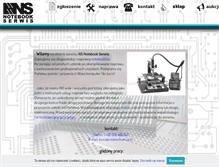 Tablet Screenshot of notebookserwis.pl